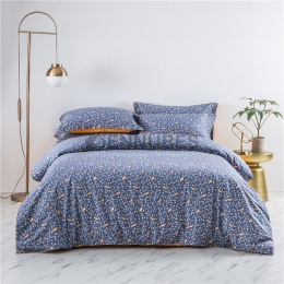 Funda Nórdica de 100% Algodón con Diseño de Flor Divertida