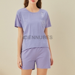 Pijamas Mujeres Violeta Verano