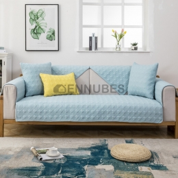 Cojín de Sofá de Color Sólido Divertido de Tela de Cuatro Estaciones