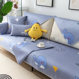 Cojín de Sofá de Seda Sencillo de Dibujos Animados