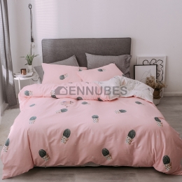 Funda Nórdica de 100% Algodón con Elementos Naturales