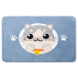 Alfombra Lavable de Puerta Universal de Flocado de Dibujos Animados