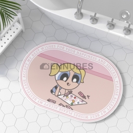 Alfombra Lavable Antideslizante con Dibujo Animado para Bebé