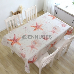 Mantel Antiincrustante de Algodón y Lino Fresco y Creativo