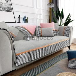 Cojín de Sofá Antideslizante de Combinación Minimalista para Cuatro Estaciones