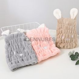 Toalla Absorbente de Secado Rápido con Orejas de Conejo
