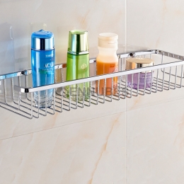 Estante de Baño Acero Inoxidable Rejilla de Red Colgante de Pared