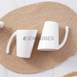 Taza de Café Estilo Retro Cerámica Oreja Colgante Inclinada