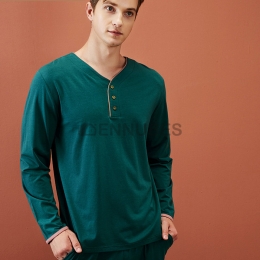 Pijamas Verde Hombre Fibra