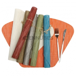 Mantel Individuales Irregular Americano Moderno PVC