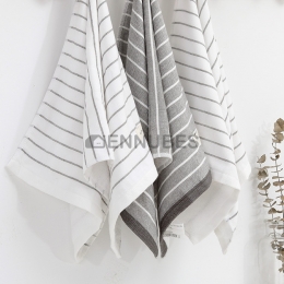 Toalla de Algodón a Rayas Creativas