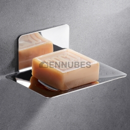 Jabonera de Acero Inoxidable sin Perforación