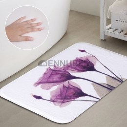 Alfombra Absorbente y Antideslizante con Estampado de Loto