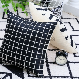 Cojín Decorativo Simple de Algodón y Iino Nórdico