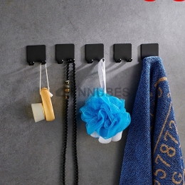 Ganchos de baño Toallero de Inodoro Colgador de pared de Doble