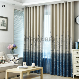 Cortina Opacasde de Nueva Colección del Dormitorio Nórdica