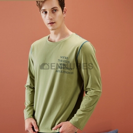 Pijama Verde Hombre Estampado