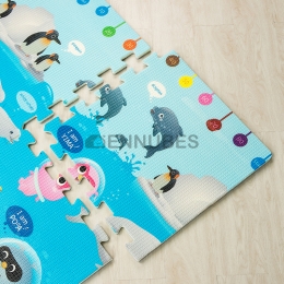 Alfombra Gruesa Plegable Bebé de Costura para Niños