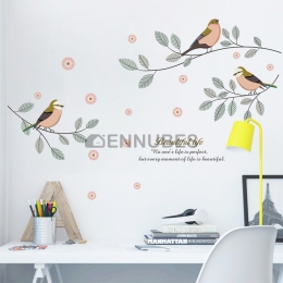 Pegatinas de Pared Autoadhesivas de Pájaros de Colores