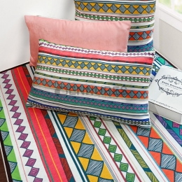 Cojín Digital Raya Patrones Geométricos de Estilo Europeo