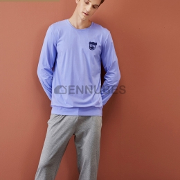 Pijamas Hombre Otoño Último Algodón