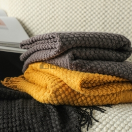 Manta de Sofá Siesta De Punto Estilo Nórdico de Invierno Espeso