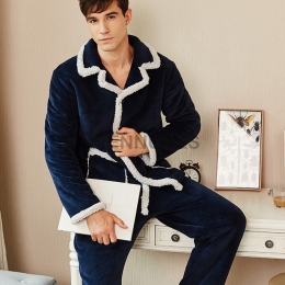 Pijamas Hombre Peluche Invierno