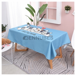 Mantel Antimancha de Tela de Algodón de Dibujos Animados