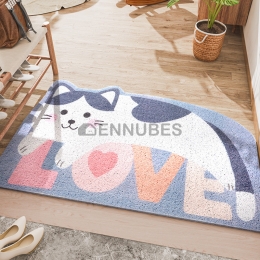 Alfombrillas Lavables de Dibujos Animados para Raspar Arena y Polvo