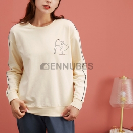 Pijamas Mujeres Otoño Estampado Conejo