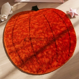Alfombra Lavable Antideslizante Gruesa Redonda de Calabaza para Bebé