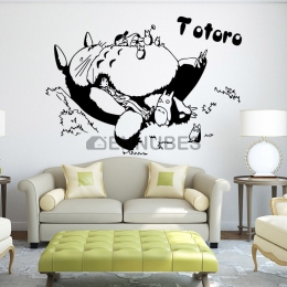Adhesivos de Pared Creativos de Totoro Dormido