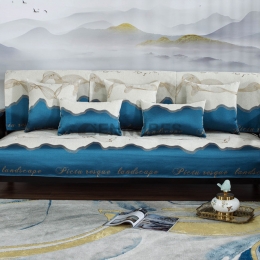 Cojín de Sofá Antideslizante para Cuatro Estaciones de Estilo American Vintage