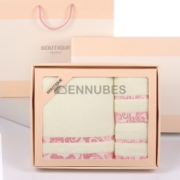 Toalla de Hilo sin Torsión con Nube Mágica