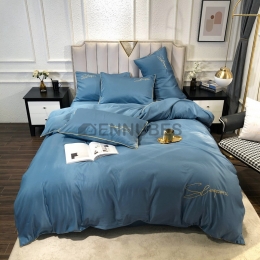 Funda Nórdica con Color Puro con Bordado