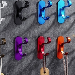 Ganchos de Aluminio de Múlticolor sin Perforación