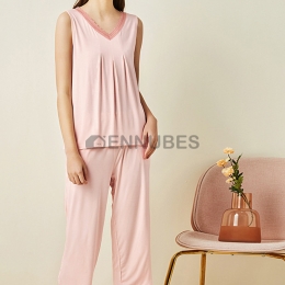 Pijamas Verano Mujeres Traje Sin Mangas