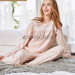 Pijamas Mujeres Primavera Fibra Otoño