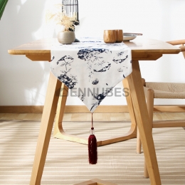 Camino de Mesa Flores Borla Estilo Japonesa