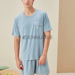 Pijamas Hombre Estampado Elefante Verano