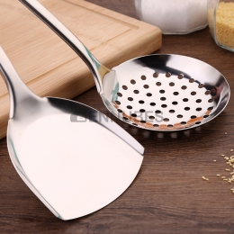 Espátula de Acero Inoxidable Utensilios de Cocina Cuchara Colador