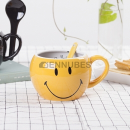 Taza de Cerámica de Dibujos Animados Lindo Creatividad Smiley