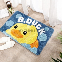 Alfombra Lavable Antideslizante de Pequeño Pato Amarillo para Bebé