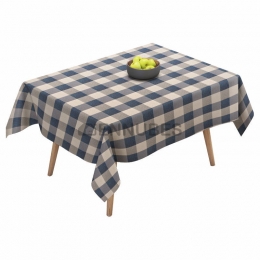 Mantel Antimanchas de Digital a Cuadros Estilo Nórdico