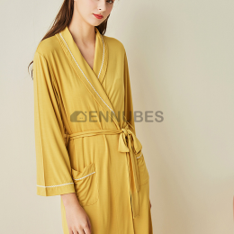 Pijamas Mujeres Albornoz Amarilllo