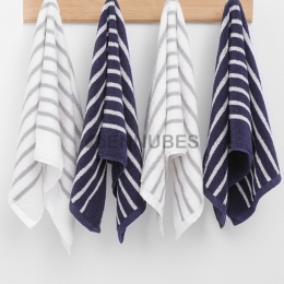 Toallita de Algodón a Rayas Sencillas y Divertidas