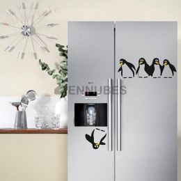 Divertido Adhesivo de Cocina para Pingüinos