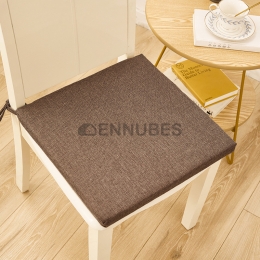Cojín de Silla de Lino y Algodón Universal de Tierra Simple