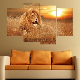 Pegatinas De León Amarillo