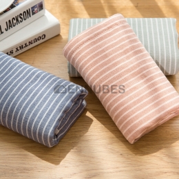 Toalla de Algodón Transpirable a Rayas de Alta Calidad